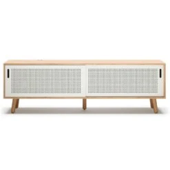 Ray Media Bench 180 Cm, Oak / White