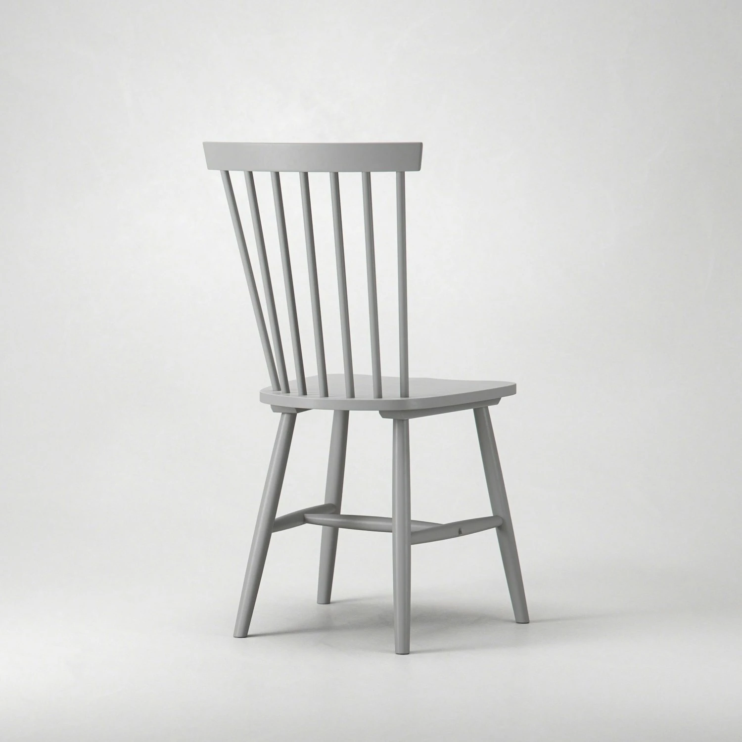 Wood H17 Windsor Chair, Grey 5 Wood H17 Windsor Chair, Grey - Image 5