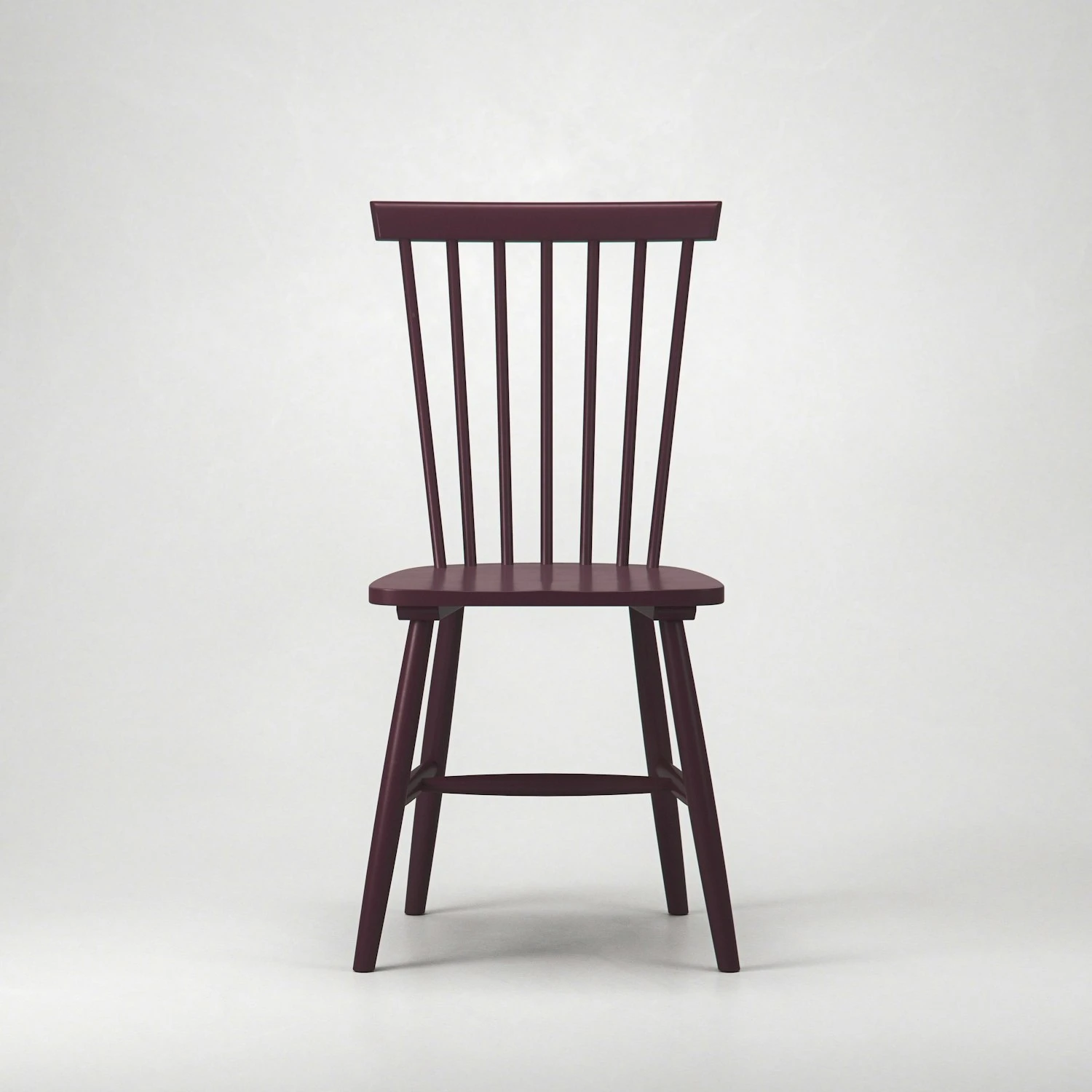 Wood H17 Windsor Chair, Bordeaux 2 Wood H17 Windsor Chair, Bordeaux - Image 2