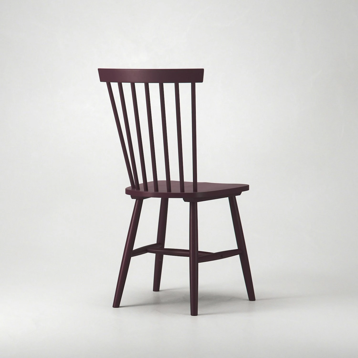 Wood H17 Windsor Chair, Bordeaux 5 Wood H17 Windsor Chair, Bordeaux - Image 5