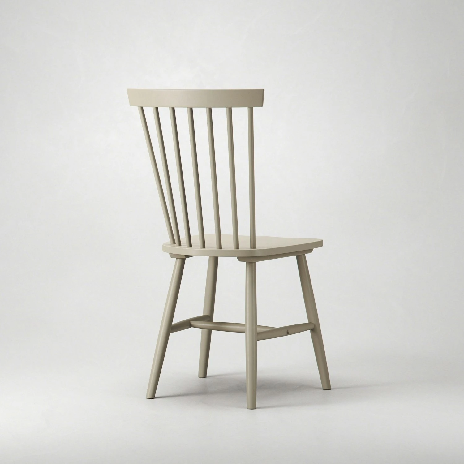 Wood H17 Windsor Chair, Greige 5 Wood H17 Windsor Chair, Greige - Image 5