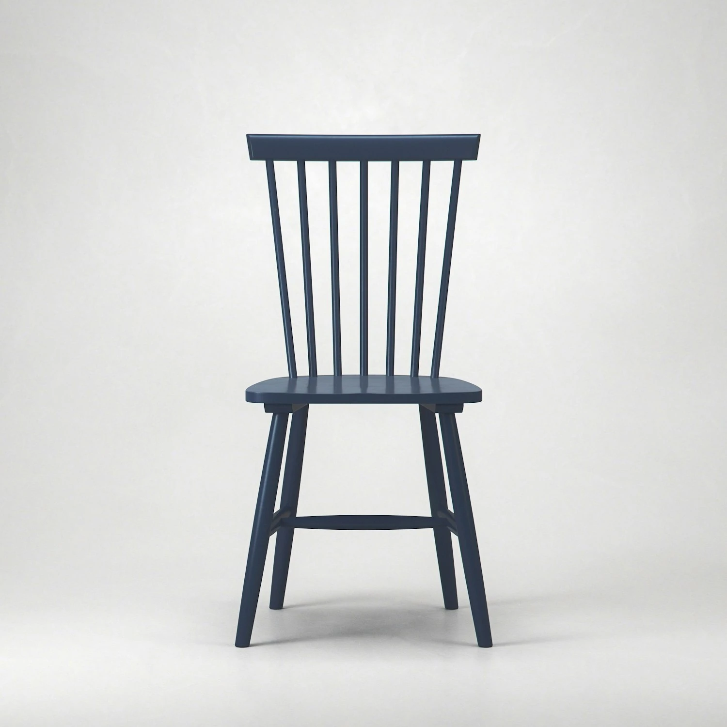 Wood H17 Windsor Chair, Dark Blue 2 Wood H17 Windsor Chair, Dark Blue - Image 2