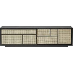 Design House Stockholm Air Sideboard Low, Black