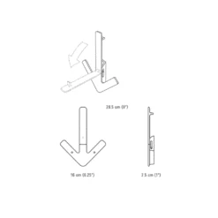 Design House Stockholm Arrow Hanger, Black -Maze Furni Shop design house stockholm arrow hanger 1