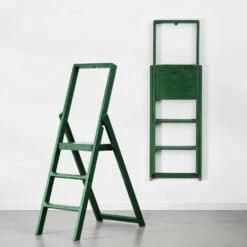 Design House Stockholm Step Ladder, Green -Maze Furni Shop design house stockholm step ladder green 2