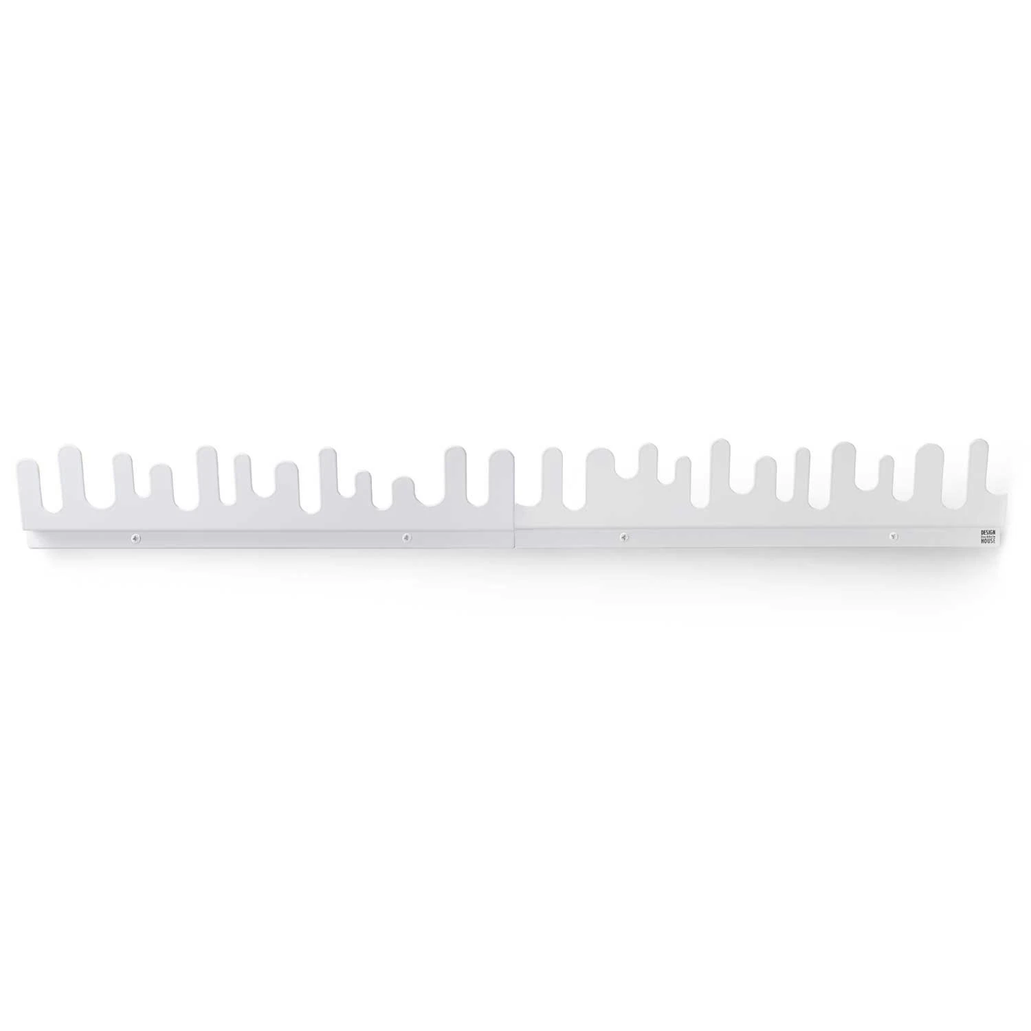 Design House Stockholm Wave Hanger 2 Pcs, White 1 Design House Stockholm Wave Hanger 2 Pcs, White