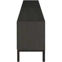 Edge Cabinet 4 Doors 172x38x89, Black -Maze Furni Shop englesson edge sideboard 4 doors 172x38x89 6