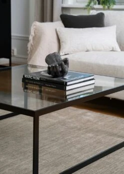 Square Coffee Table, 102x102 Cm, Black/Glass 9 Square Coffee Table, 102x102 Cm, Black/Glass -Maze Furni Shop englesson square coffee table 6