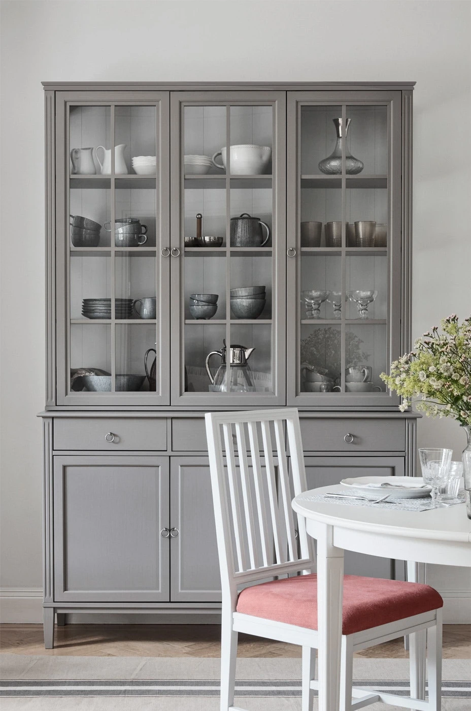 Stockholm 2.0 Cabinet 142x45x89, Grey 2 Stockholm 2.0 Cabinet 142x45x89, Grey - Image 2