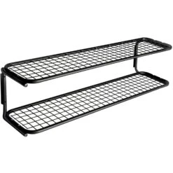 Classic 651S Shoe Rack Double Black / Black, 80 Cm
