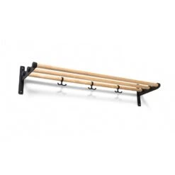 Nostalgi Hat Rack / Shoe Rack 100 Cm, Black / Birch