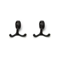 Nostalgi Hook 2 Pcs, Black