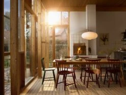 J46 Chair, Bottle Green -Maze Furni Shop fdb mbler j46 chair bottle green kombu green 553c gloss 10 4