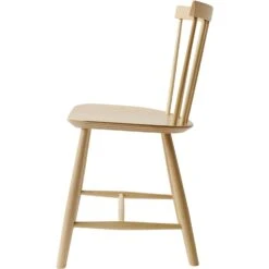 J46 Chair, Natural -Maze Furni Shop fdb mbler j46 chair natural lacquer w white pigm clear lacq 2