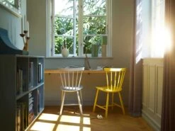 J46 Chair, White -Maze Furni Shop fdb mbler j46 chair white ral 9010 gloss 10 4