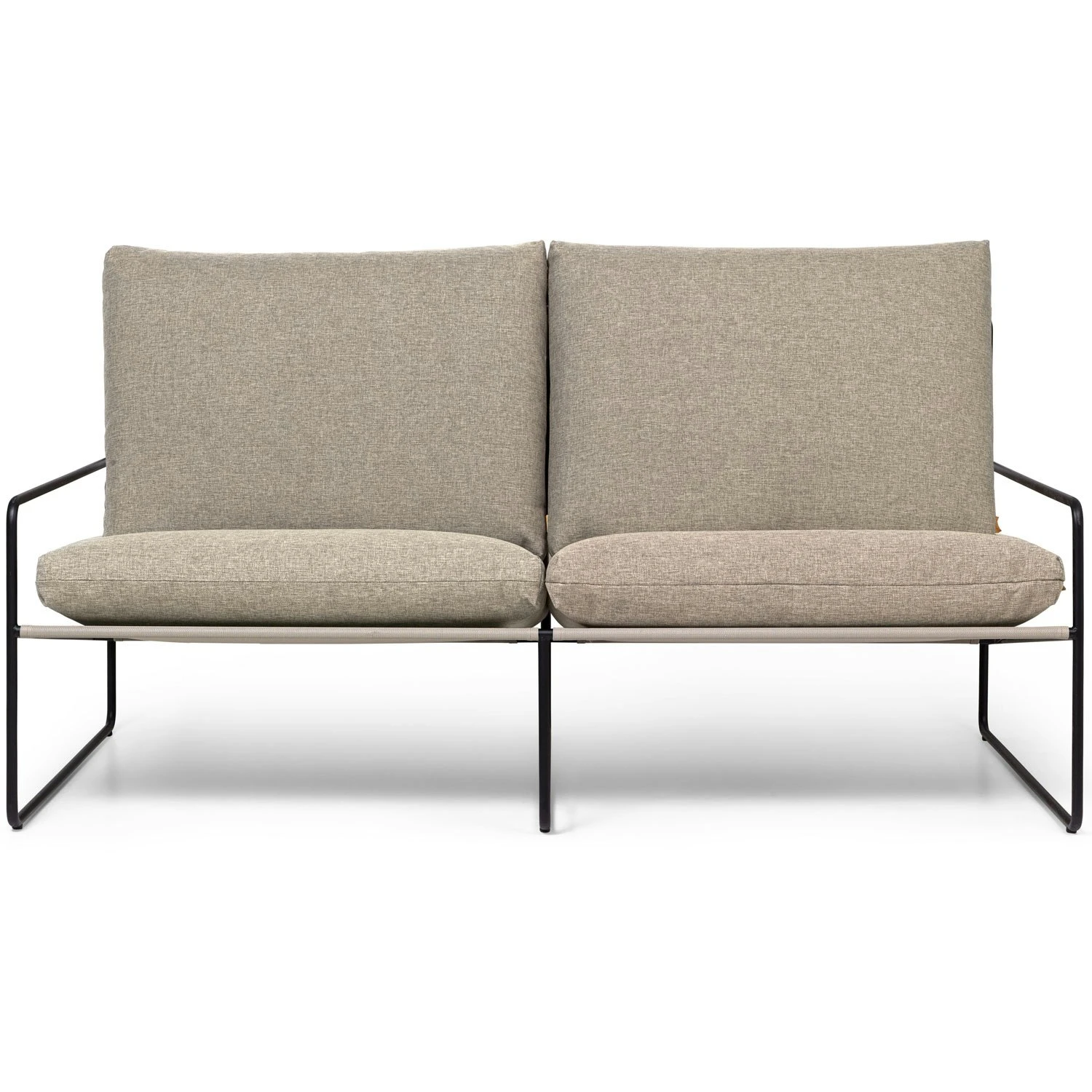 Ferm LIVING Desert Dolce Sofa Dark Sand / Black, 2-Seater 1 Ferm LIVING Desert Dolce Sofa Dark Sand / Black, 2-Seater