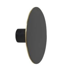 Ferm Living Hook L, Black/Brass