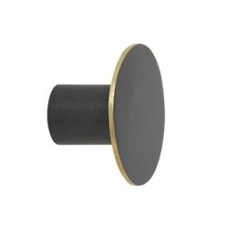 Ferm Living Hook S, Black/Brass