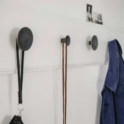 Ferm Living Hook S, Black/Brass -Maze Furni Shop ferm living ferm living hook s black brass 2