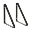 Ferm LIVING Metal Shelf Hangers 2pcs, Black