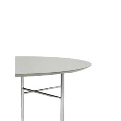 Ferm LIVING Mingle Table Top Round Ø130cm, Lino Light Grey