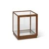 Ferm LIVING Miru Glass Montre, Dark Stained Oak