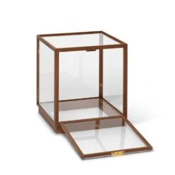 Ferm LIVING Miru Glass Montre, Dark Stained Oak -Maze Furni Shop ferm living miru glass montre 2