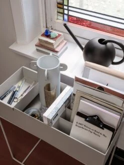 Ferm LIVING Plant Box Flower Box 60x65 Cm, Warm Grey -Maze Furni Shop ferm living plant box 23 3