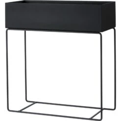 Ferm LIVING Plant Box Flower Box 60x65 Cm, Black -Maze Furni Shop ferm living plant box 24