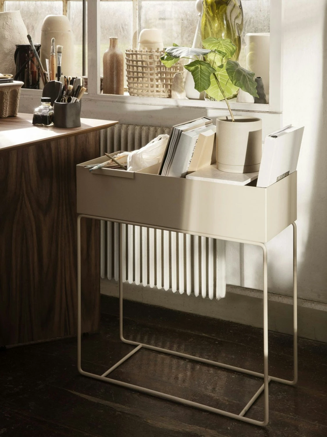 Ferm LIVING Plant Box Flower Box 60x65 Cm, Cashmere 2 Ferm LIVING Plant Box Flower Box 60x65 Cm, Cashmere - Image 2