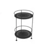Guinguette Side Table Perforated Ø40 Cm, Liquorice