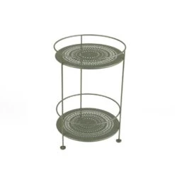 Guinguette Side Table Perforated Ø40 Cm, Rosemary
