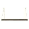Frama Dark Shelf D20 W40, Brass Brackets