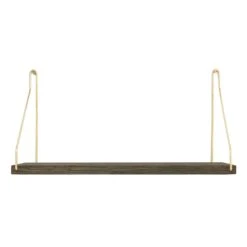 Frama Dark Shelf D20 W40, Brass Brackets