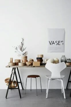 Fritz Hansen Dot Stool, Walnut / Chrome -Maze Furni Shop fritz hansen dot stool 4