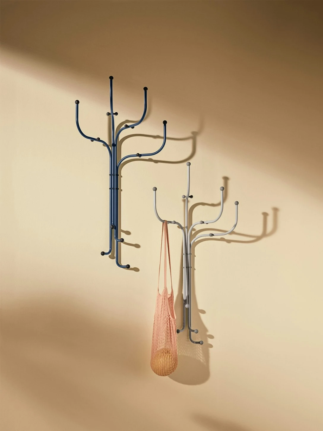 Fritz Hansen Wall Coat Hanger, Blue 2 Fritz Hansen Wall Coat Hanger, Blue - Image 2