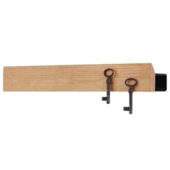 GEJST Flex Wall Shelf Magnetic 40 Cm, Oak / White -Maze Furni Shop gejst flex wall shelf magnetic 40 cm 1 1