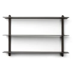 GEJST Nivo Wall Shelf A, Black Ash / Black