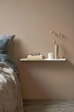 GEJST Nivo Wall Shelf G, Light Oak / White -Maze Furni Shop gejst nivo wall shelf g 15