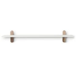 GEJST Nivo Wall Shelf G, Light Oak / White