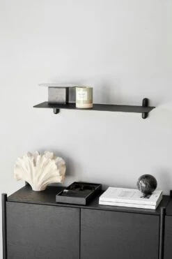 GEJST Nivo Wall Shelf G, Black Ash / Black -Maze Furni Shop gejst nivo wall shelf g 7