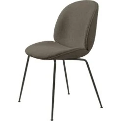 Gubi Beetle Dining Chair, Black, PG2, Li.Bouclé 004