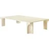 Gubi Doric Coffee Table Neutral White, 80x140 Cm