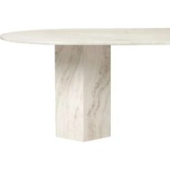 Gubi Epic Dining Table Elliptic 120x240 Cm, Neutral White 9 Gubi Epic Dining Table Elliptic 120x240 Cm, Neutral White -Maze Furni Shop gubi epic dining table elliptical 3