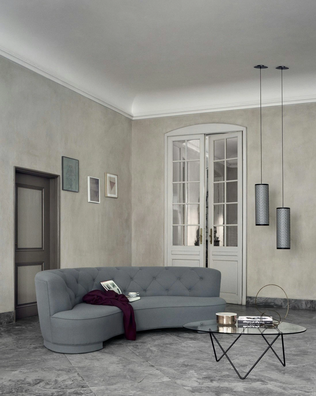 Gubi Pedrera Coffee Table, Black Semi Matte 4 Gubi Pedrera Coffee Table, Black Semi Matte - Image 4