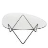 Gubi Pedrera Coffee Table, Black Semi Matte