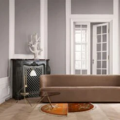 Gubi Pedrera Coffee Table, Brass Semi Matte -Maze Furni Shop gubi pedrera lounge table 5