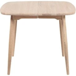 Symphony 86 Dining Table,  90x90 White Oiled Oak