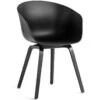 Hay AAC 22 Chair, Waterbased Lacquered Oak Black / Black
