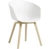 Hay AAC 22 Chair, Waterbased Lacquered Oak / White